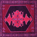 Square Persian Pink Traditional Rug, tr50pnk