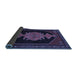 Sideview of Persian Blue Traditional Rug, tr50blu
