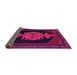 Sideview of Persian Pink Traditional Rug, tr50pnk