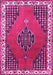 Machine Washable Persian Pink Traditional Rug, wshtr510pnk