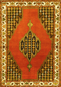 Persian Yellow Traditional Rug, tr510yw