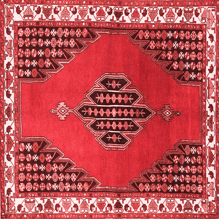 Machine Washable Persian Red Traditional Rug, wshtr510red