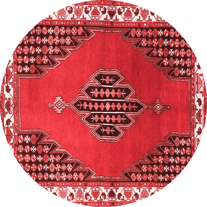 Machine Washable Persian Red Traditional Rug, wshtr510red