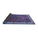 Sideview of Persian Blue Traditional Rug, tr510blu