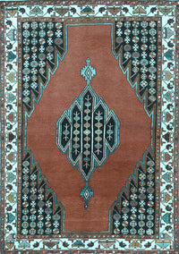 Persian Light Blue Traditional Rug, tr510lblu