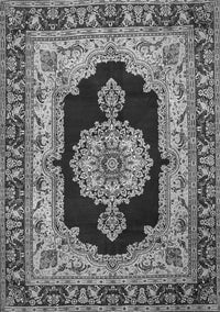 Medallion Gray Traditional Rug, tr511gry