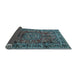 Sideview of Medallion Light Blue Traditional Rug, tr512lblu