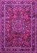 Medallion Pink Traditional Rug, tr512pnk