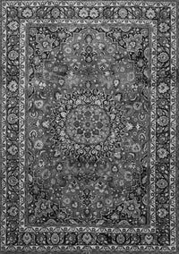 Medallion Gray Traditional Rug, tr512gry