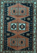 Persian Light Blue Traditional Rug, tr513lblu