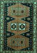 Persian Turquoise Traditional Rug, tr513turq