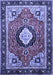 Medallion Blue Traditional Rug, tr514blu