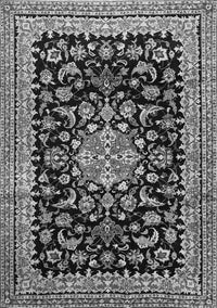 Medallion Gray Traditional Rug, tr515gry