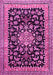 Medallion Pink Traditional Rug, tr515pnk