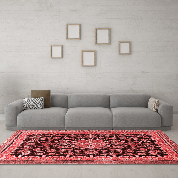 Traditional Red Washable Rugs