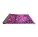 Sideview of Persian Purple Traditional Rug, tr516pur