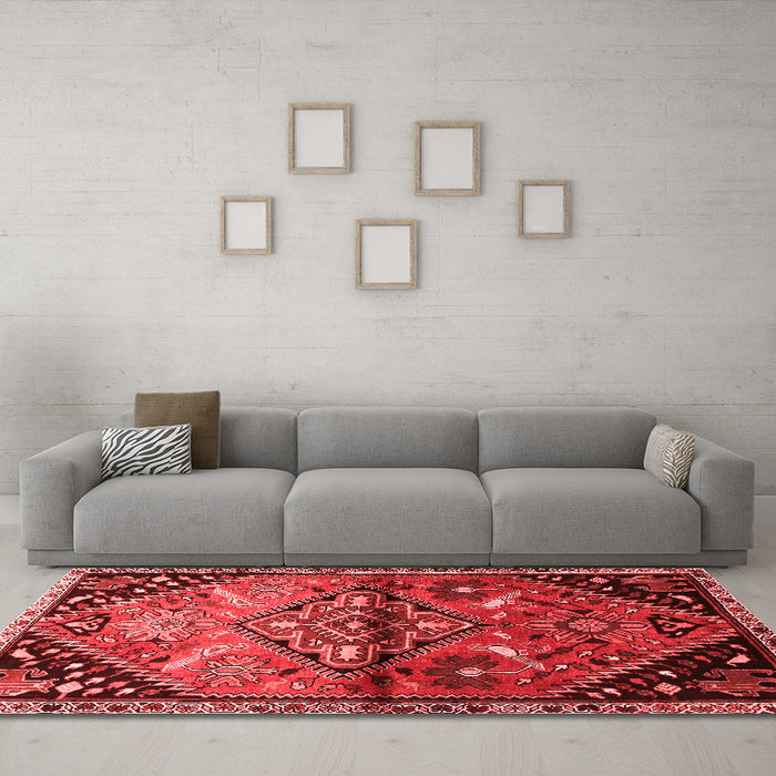 Traditional Red Washable Rugs