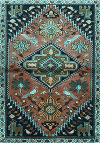 Persian Light Blue Traditional Rug, tr516lblu