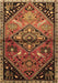 Machine Washable Persian Brown Traditional Rug, wshtr516brn