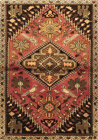 Persian Brown Traditional Rug, tr516brn