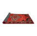 Sideview of Traditional Red Medallion Rug, tr517