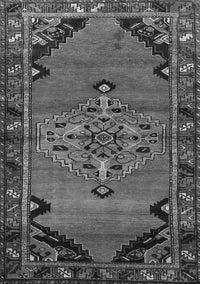 Medallion Gray Traditional Rug, tr517gry