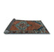 Sideview of Medallion Light Blue Traditional Rug, tr517lblu