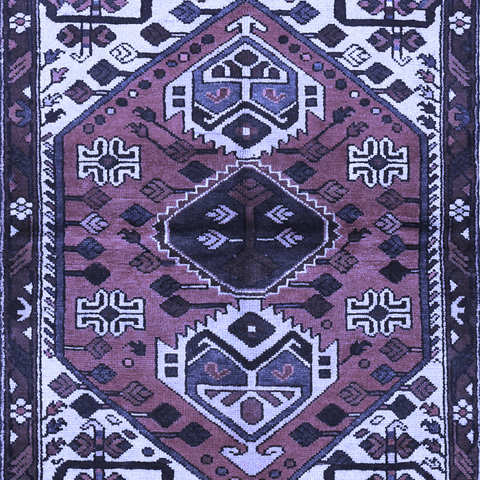 Machine Washable Persian Blue Traditional Rug, wshtr519blu