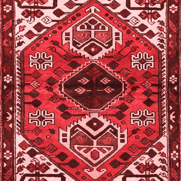Machine Washable Persian Red Traditional Rug, wshtr519red
