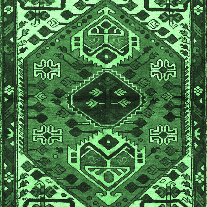Persian Emerald Green Traditional Rug, tr519emgrn