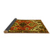 Sideview of Persian Yellow Traditional Rug, tr519yw
