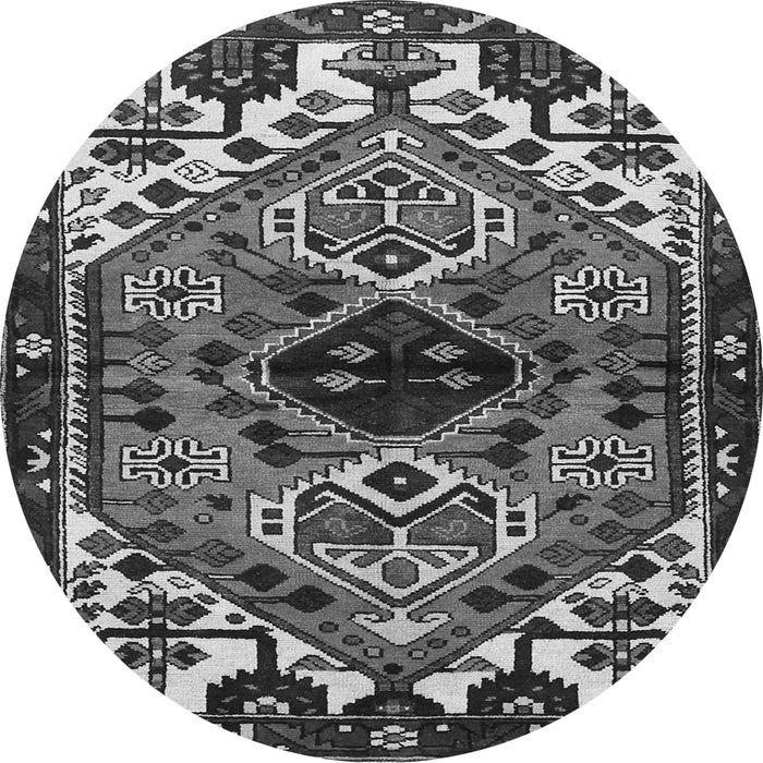 Square Persian Gray Traditional Rug, tr519gry