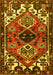 Persian Yellow Traditional Rug, tr519yw