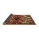 Sideview of Persian Brown Traditional Rug, tr519brn