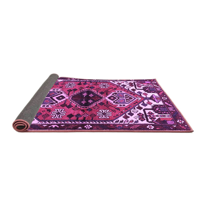 Sideview of Persian Purple Traditional Rug, tr519pur