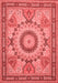 Medallion Red Traditional Area Rugs