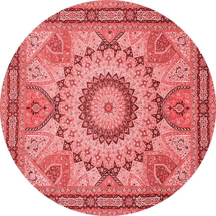 Medallion Red Traditional Rug, tr51red