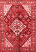 Medallion Red Traditional Area Rugs