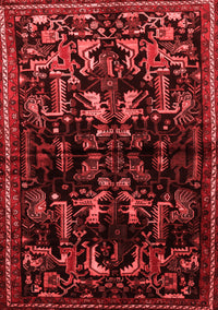 Animal Red Traditional Rug, tr521red