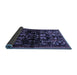 Sideview of Animal Blue Traditional Rug, tr521blu