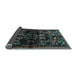 Sideview of Animal Light Blue Traditional Rug, tr521lblu