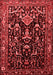 Persian Red Traditional Area Rugs