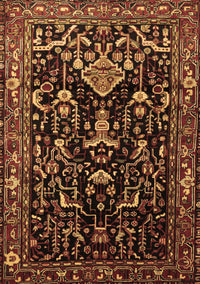 Persian Brown Traditional Rug, tr522brn
