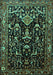 Persian Turquoise Traditional Rug, tr522turq