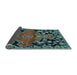 Sideview of Persian Light Blue Traditional Rug, tr523lblu