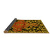Sideview of Persian Yellow Traditional Rug, tr523yw