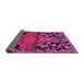Sideview of Persian Pink Traditional Rug, tr523pnk