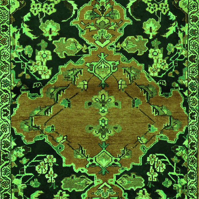 Persian Green Traditional Rug, tr523grn