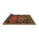 Sideview of Persian Brown Traditional Rug, tr523brn