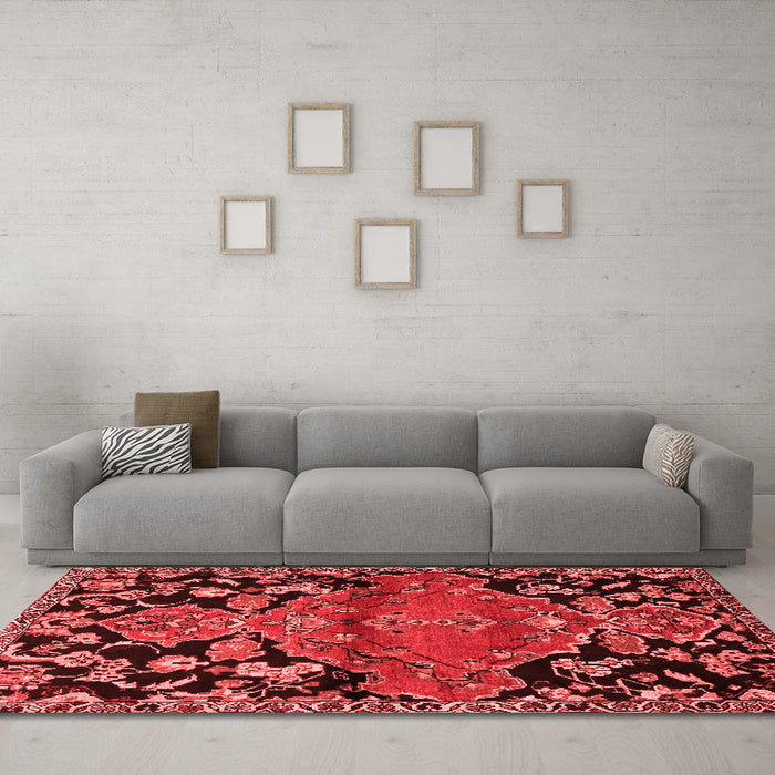 Traditional Red Washable Rugs